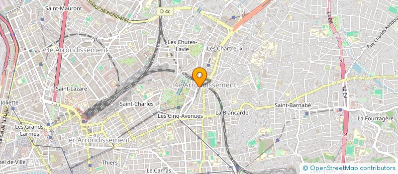 localisation de l'entreprise EL MEGAPHONE  MARSEILLE