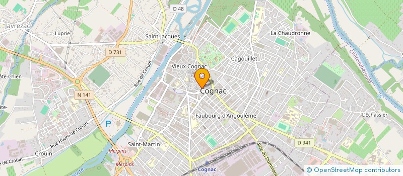 localisation de l'entreprise EL MESON à COGNAC