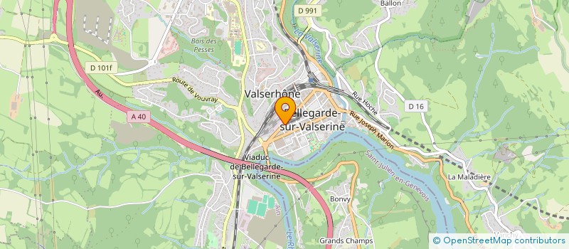 localisation de l'entreprise EL MFR BOSQUE à VALSERHONE