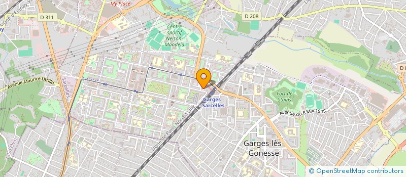 localisation de l'entreprise EL MIDOULI  SARCELLES