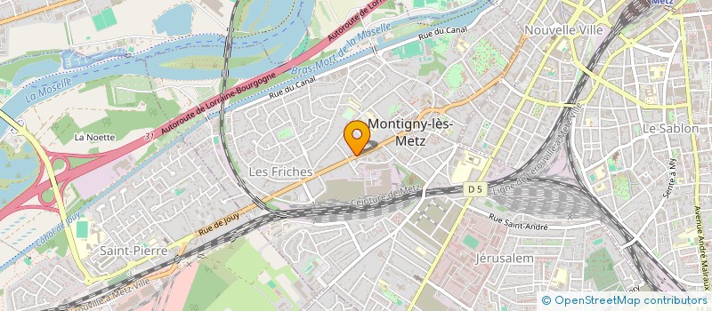 localisation de l'entreprise EL MILIA 2 à MONTIGNY-LES-METZ