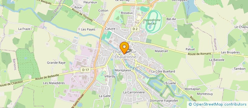 localisation de l'entreprise EL MJLESS  CHATILLON-SUR-CHALARONNE