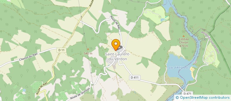 localisation de l'entreprise EL MOLINO  SAINT-LAURENT-DU-VERDON