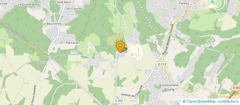 localisation de l'entreprise EL MOMA  COULOUNIEIX CHAMIERS