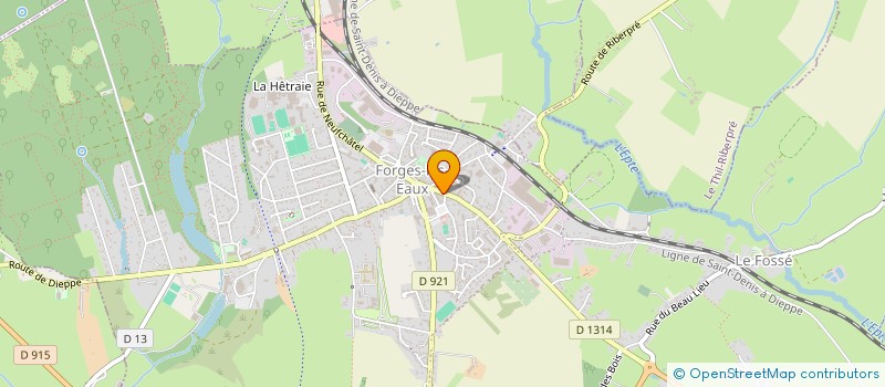 localisation de l'entreprise EL MOUADDIN EM & EL MOADINE B  FORGES-LES-EAUX