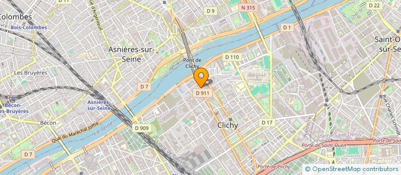 localisation de l'entreprise EL MOUDHAN SARL à CLICHY