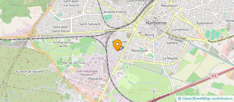 localisation de l'entreprise EL MOUHAJIR à NARBONNE