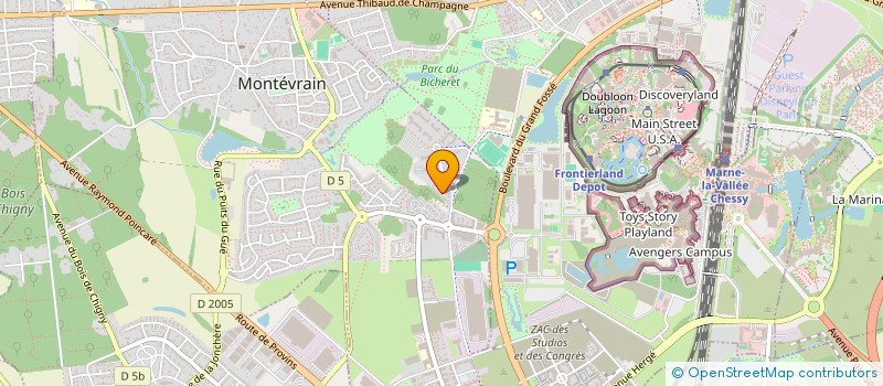 localisation de l'entreprise EL MOUHEBB-KIWAN  MONTEVRAIN