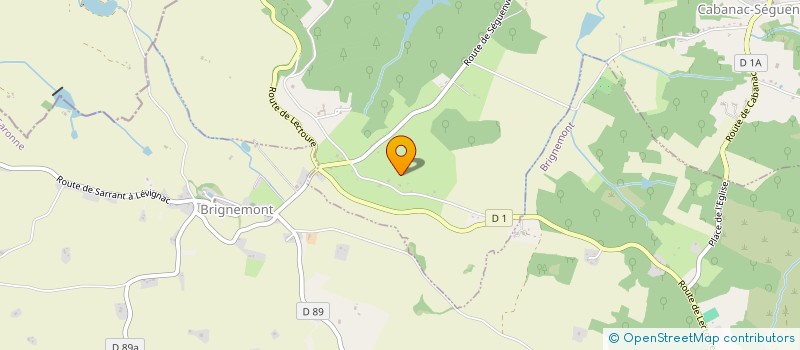 localisation de l'entreprise EL'OH!  CABANAC-SEGUENVILLE