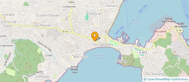 localisation de l'entreprise EL PACHA à LA SEYNE-SUR-MER
