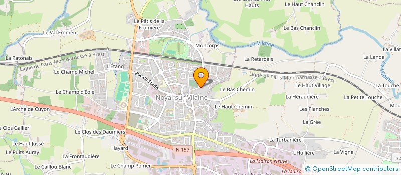 localisation de l'entreprise EL PARADISIO  NOYAL-SUR-VILAINE