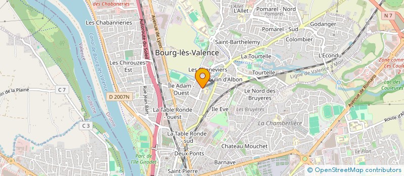 localisation de l'entreprise EL PASEO  BOURG-LES-VALENCE