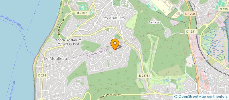 localisation de l'entreprise EL PASEO à LA TESTE-DE-BUCH