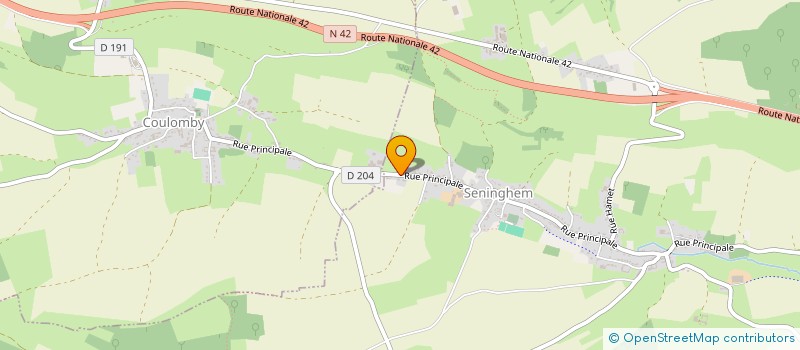 localisation de l'entreprise EL PASO COUNTRY CLUB  SENINGHEM