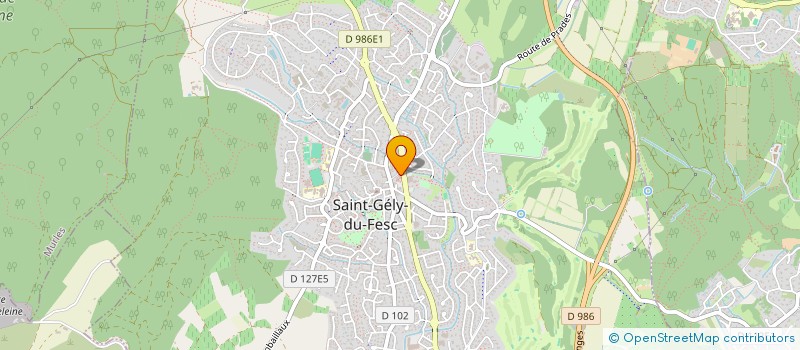 localisation de l'entreprise EL PEPITO  SAINT-GELY-DU-FESC