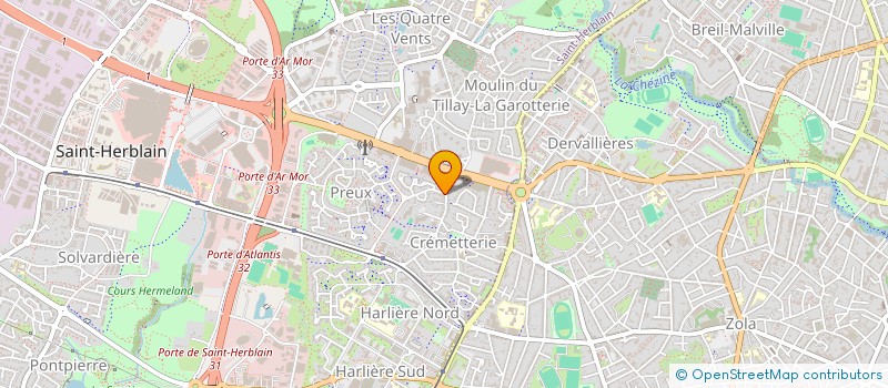 localisation de l'entreprise EL PILATES à SAINT-HERBLAIN