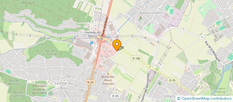 localisation de l'entreprise EL PIZZADORIA  GOMETZ-LA-VILLE