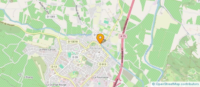 localisation de l'entreprise EL PUERTO  PEZENAS