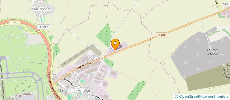 localisation de l'entreprise EL RAIS CORSO  LE MESNIL-AMELOT