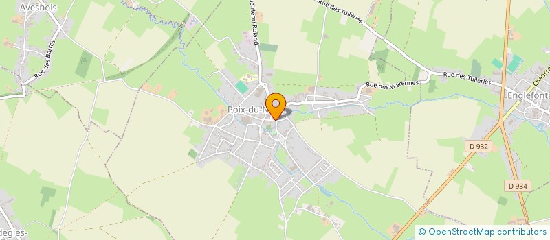 localisation de l'entreprise EL'RAN INTERNATIONAL  POIX-DU-NORD