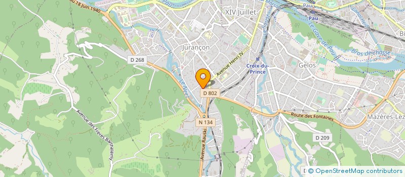 localisation de l'entreprise EL RASTRO  JURANCON