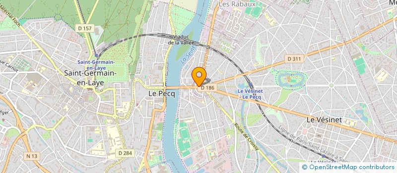 localisation de l'entreprise EL RAZAK  LE VESINET