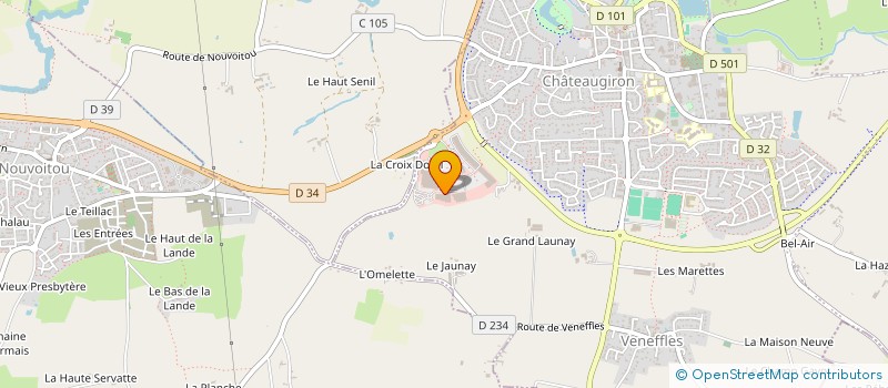 localisation de l'entreprise EL RENOVATION POSE  CHATEAUGIRON