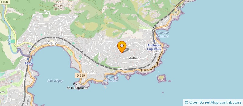 localisation de l'entreprise EL RIO  SAINT RAPHAEL