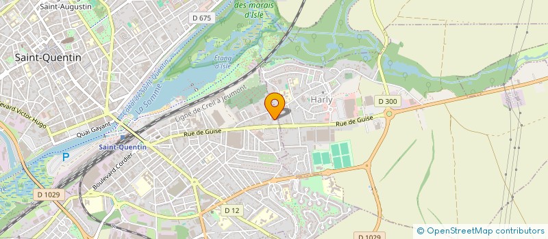 localisation de l'entreprise EL RITMO LATINO à SAINT-QUENTIN