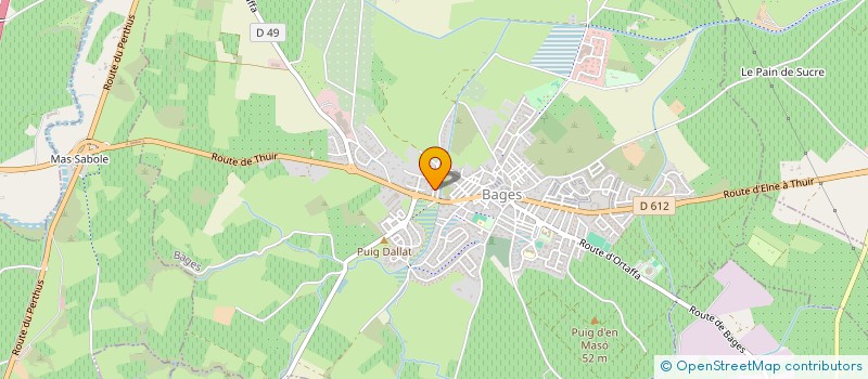 localisation de l'entreprise EL ROC à BAGES