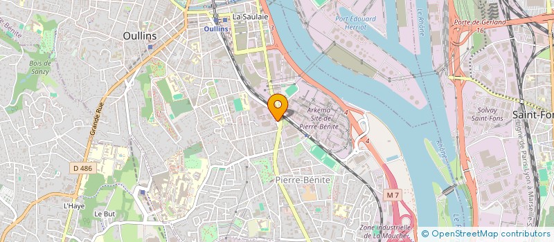 localisation de l'entreprise EL ROUTH  OULLINS-PIERRE-BENITE