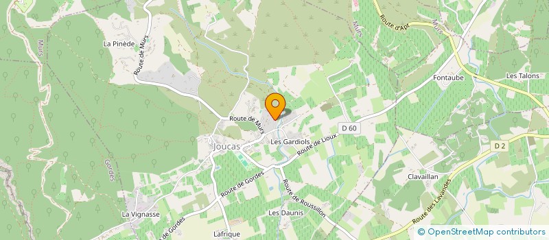 localisation de l'entreprise EL SARAH SNC  JOUCAS