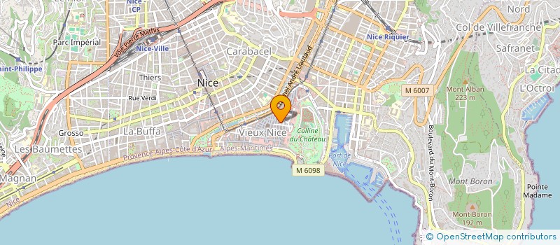 localisation de l'entreprise EL SCIUBBA'S BAZAAAR à NICE