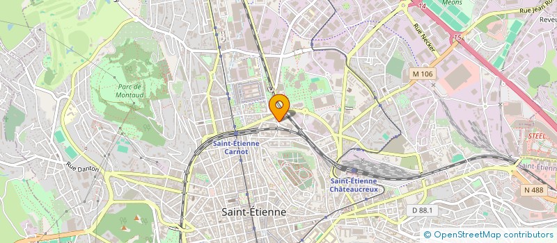 localisation de l'entreprise EL SERVICES à SAINT-ETIENNE