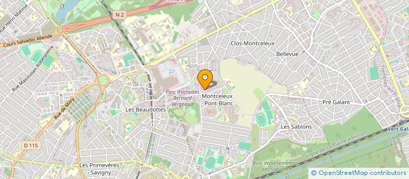 localisation de l'entreprise EL SHINE GBIAGBI à SEVRAN