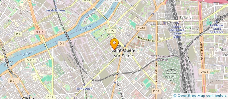 localisation de l'entreprise EL SOCCO à SAINT-OUEN-SUR-SEINE