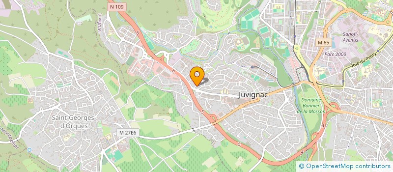 localisation de l'entreprise EL SOL à JUVIGNAC