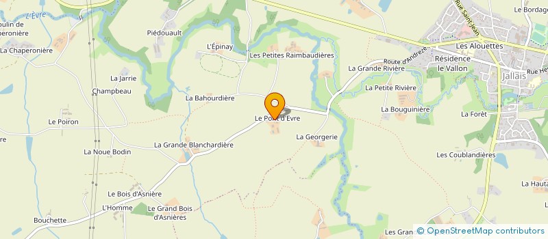 localisation de l'entreprise EL SOL DU PONT D'EVRE  BEAUPREAU-EN-MAUGES