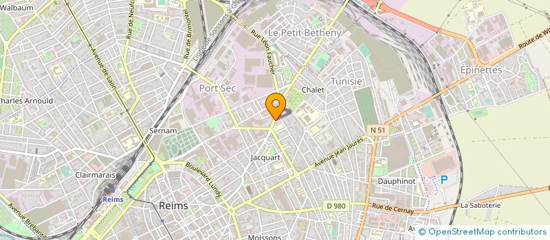 localisation de l'entreprise EL SOLAR à REIMS