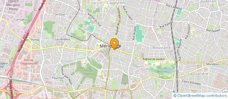 localisation de l'entreprise EL SOMBRERO  MERIGNAC