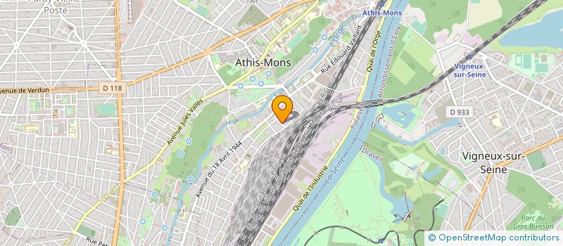 localisation de l'entreprise EL SUDAKA C-OM CASTAING à ATHIS-MONS
