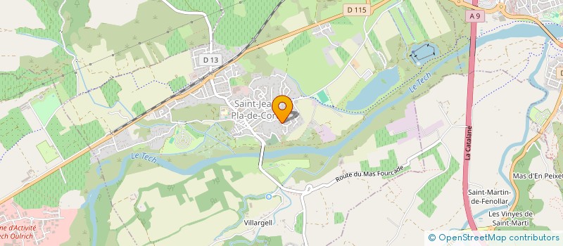localisation de l'entreprise EL TAP BOIG VIVERENC  SAINT-JEAN-PLA-DE-CORTS