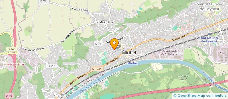 localisation de l'entreprise EL TAXIS à MIRIBEL