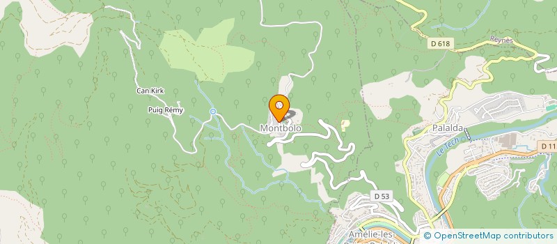 localisation de l'entreprise EL TEATRE DE GALLINER  AMELIE-LES-BAINS-PALALDA