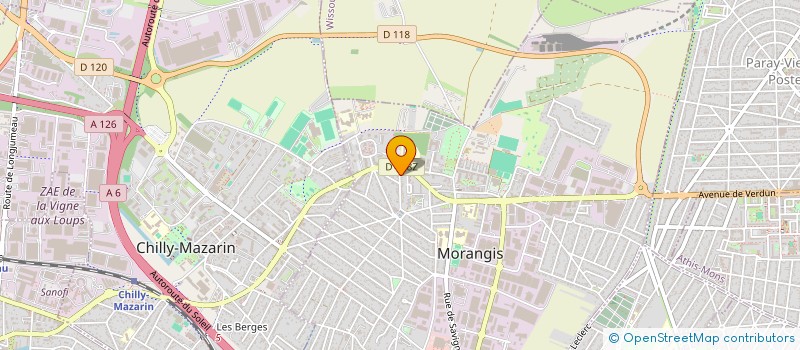 localisation de l'entreprise EL TH BTP à MORANGIS