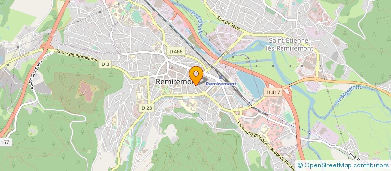 localisation de l'entreprise EL TIEMPO à REMIREMONT