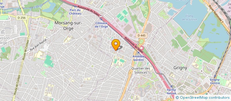 localisation de l'entreprise EL TRANSPORT  EVRY-COURCOURONNES