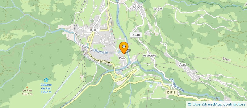 localisation de l'entreprise EL TRENECITO à LARUNS