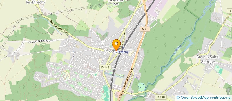 localisation de l'entreprise EL'TROPHY à ETRECHY