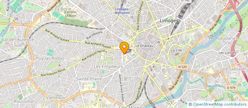localisation de l'entreprise EL TUBA LIBRE  LIMOGES